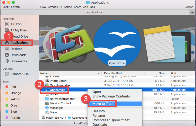 remove office 2011 for mac